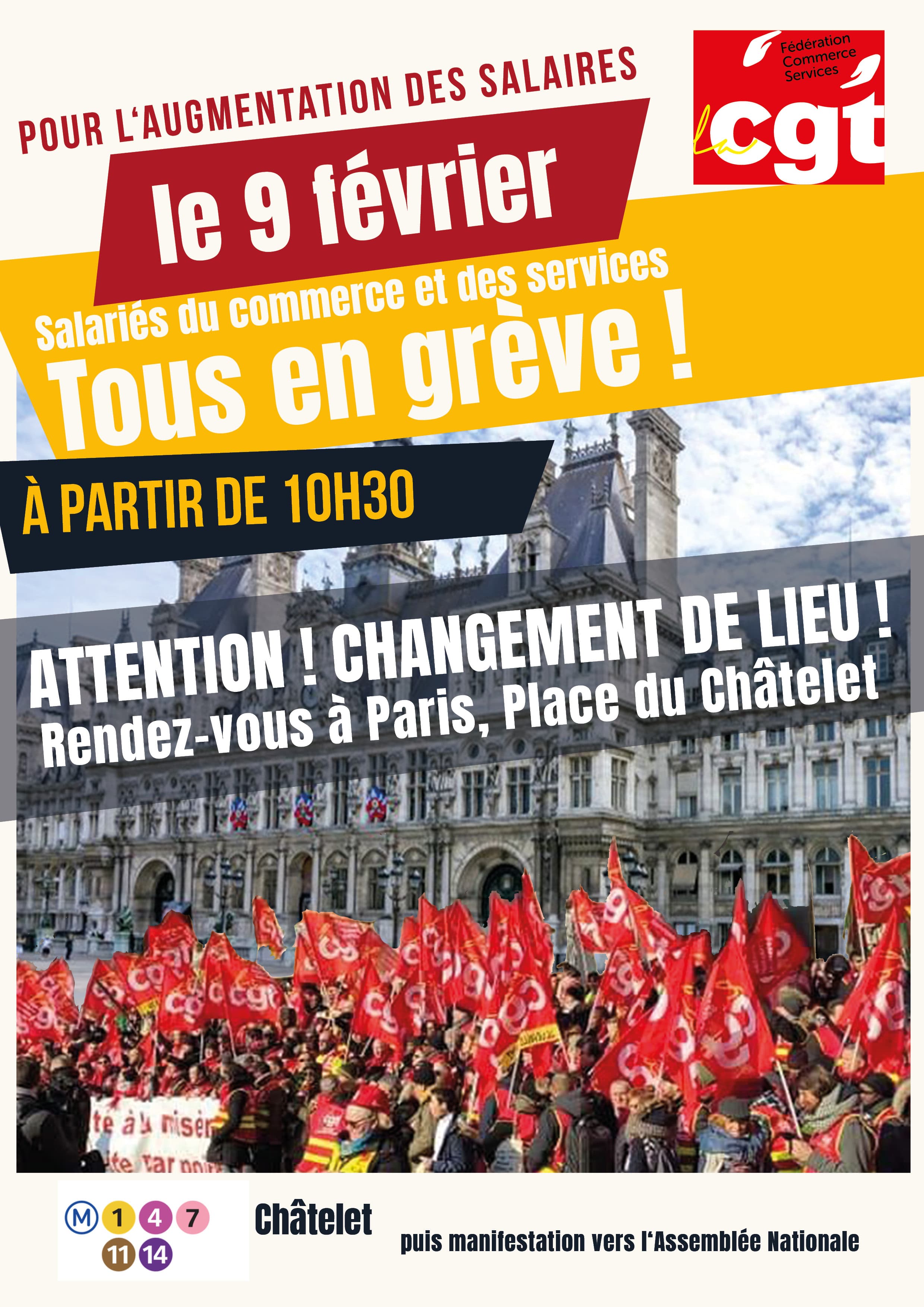 9 février 2022 - Mobilisation Châtelet