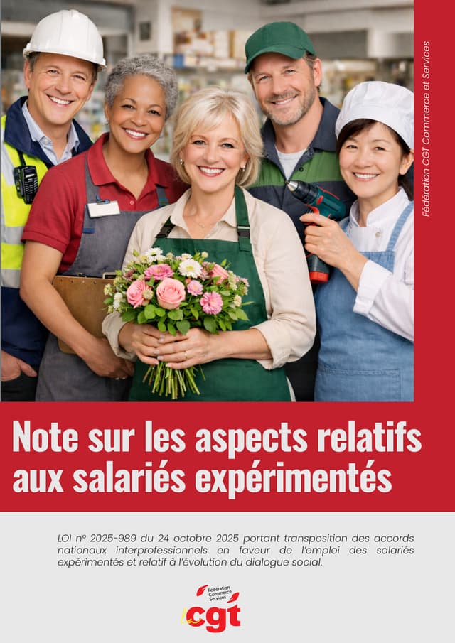 Note sur les aspects relatifs aux salariés expérimentés
