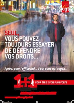 2021-01-01 - Syndicalisation 1+1 - Affiche 1+1 homme